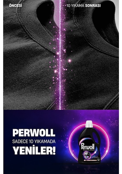 Perwoll Siyahlar Ve Koyu Renkliler Yenileme & Hassas Sıvı Çamaşır 2950 ML