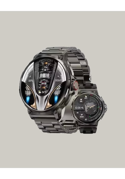 Şık Metal Kasa Ve Değiştirilebilir Kordonlarla Sw80 Smartwatch
