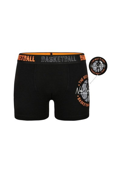 Donella 5'li Erkek Çocuk Boxer Siyah