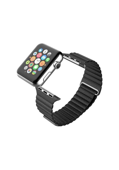 E2M APPLE WATCH 42-44MM KRD-06 DERİ BÜKME PEMBE