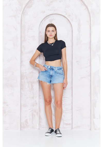 Kutaf Kadın Denim Şort 001