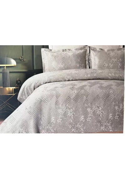 Cekihome Vega 3 Parça Çift Kişilik 250x260 Cm Lüx Yatak Örtüsü Seti Çeyizlik Dekoratif Çok Renkli