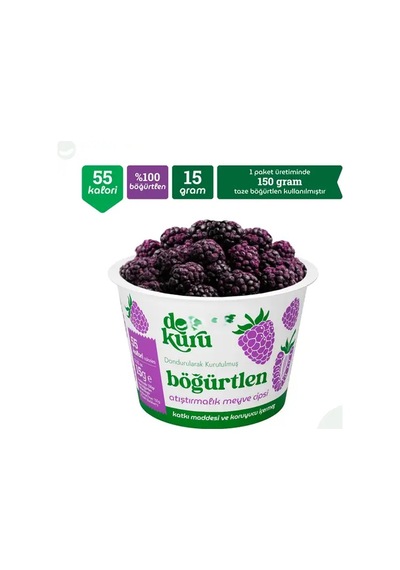 Böğürtlen Atıştırmalık Meyve Cipsi 15gr