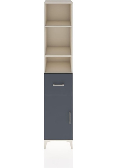 Hyperion Dolap 4 Raflı Tek Çekmeceli Tek Kapaklı 44x44x221 Aytaşı-antrasit Aytası Hyperion Dolap 4 Raflı Tek Çekmeceli Tek Kapaklı 44x44x221 Aytaşı-antrasit Aytası