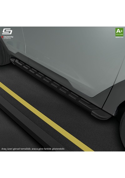 S-dizayn Citroen C3 Aircross 2 S-plus Siyah Yan Basamak 183 Cm 2024 Üzeri A+ Kalite