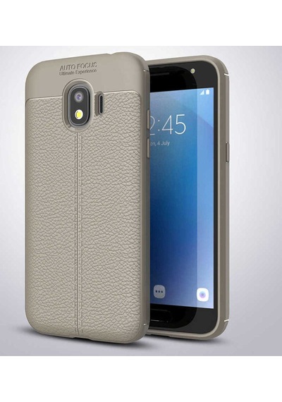 Samsung Uyumlu Galaxy J2 Pro 2018 Kılıf Zore Niss Silikon Kapak Gri