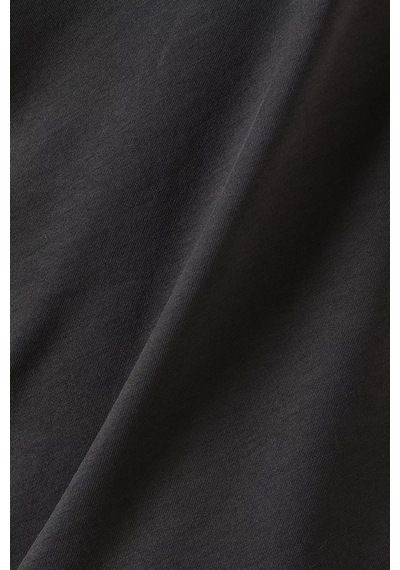 Vuori Esnek Organik Pamuklu Feather Classic Tişört, Rahat & Şık, Günlük Konfor Siyah