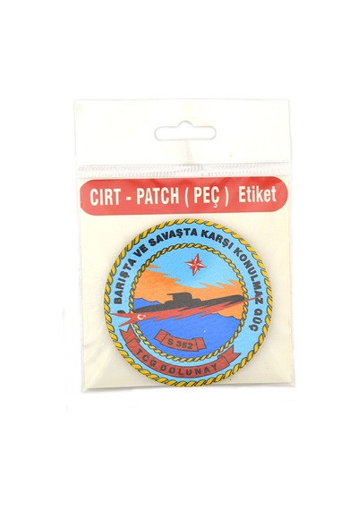 Tcg Dolunay - Cırt - Patch - Peç - Arma - 8 Cm Çok Renkli