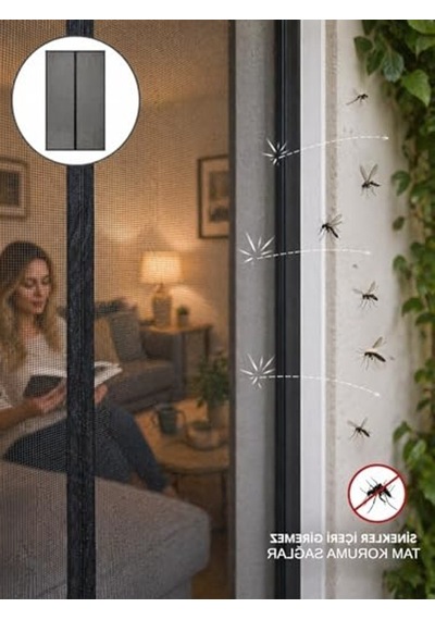 Mıknatıslı Sineklik, 60x210 Cm Boyutunda Kapı Ve Pencere Kullanımı İçin