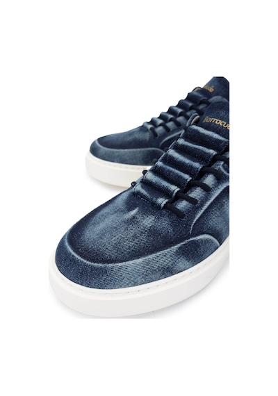 Barracuda Erkek Hakiki Deri Mavi/beyaz Sneakers & Spor Ayakkabı 511 Bu3510a Erk Ayk Y24 Denım Blu/bıanco Mavi - Beyaz