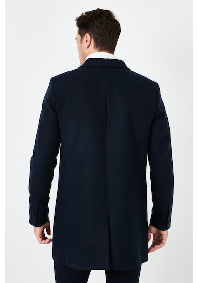Buratti Slim Fit Tek Yırtmaçlı Düğmeli Mono Yaka Kaşe Erkek Kaban 5840098 Lacivert Buratti Slim Fit Tek Yırtmaçlı Düğmeli Mono Yaka Kaşe Erkek Kaban 5840098 Lacivert