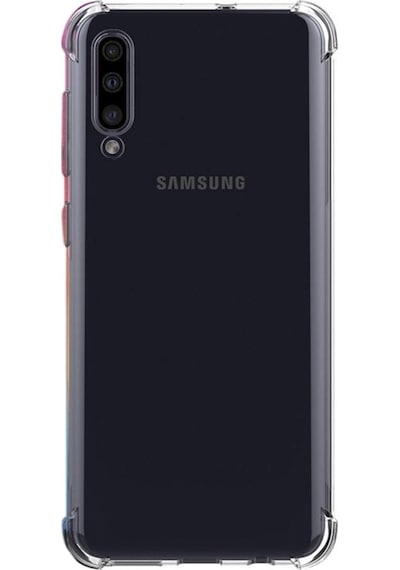 Samsung Uyumlu Galaxy A30S Kılıf Antishock Ultra Korumanano Glass Şeffaf