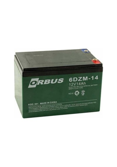 Orbus 12v 14ah Elektrıklı Bısıklet Akusu wt 12-14