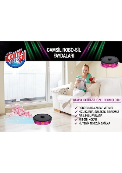 Camsil Robo-Sil Çam Yüzey Temizleyici 6 x 900 ML