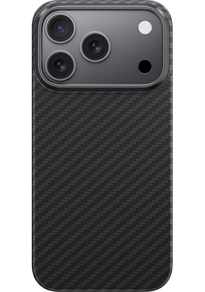 Apple Uyumlu iPhone 17 Pro Kılıf M-safe 1500d Aramid Fiber Amazingthing Titan Max Serisi Kapak Siyah Siyah