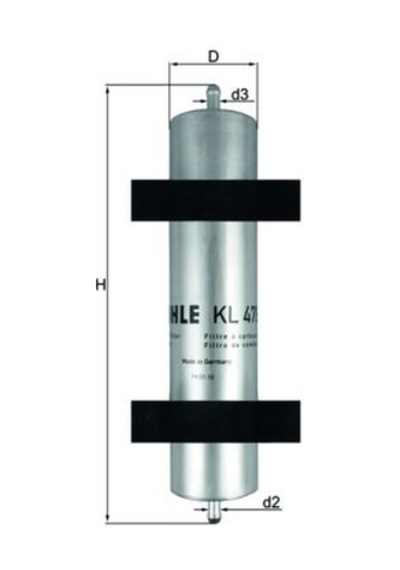 Mahle Kl478 Yakıt Filtresi Bmw M47 M57 E46 13327794549