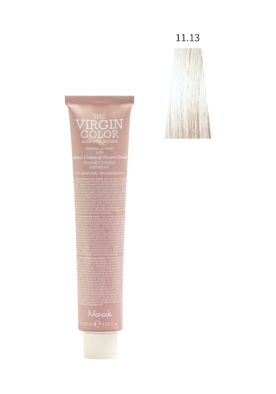 Nook Virgin Color Profesyonel Saç Boyası 100ml-ekstra Açık Buzlu Bej Platin 11.13-beıge Doğal Açık