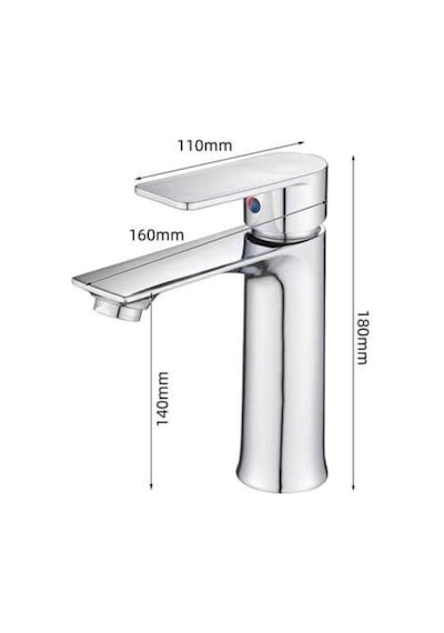 Boheme Fleko Lavabo Bataryası Moi 111 Krom Krom
