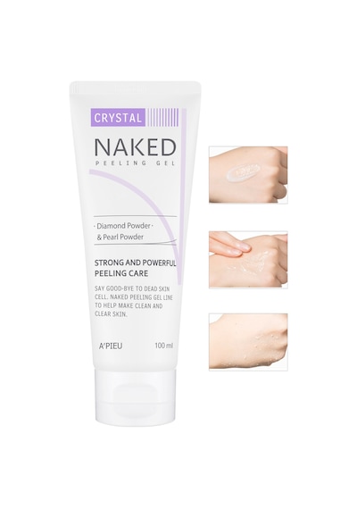 Missha A'PIEU Naked Peeling Gel  Elmas Tozu İçeren Peeling Jel Crystal 100 ML