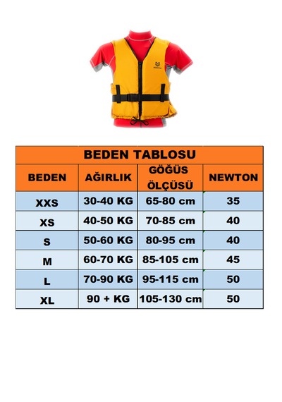 Can Yeleği Fermuarlı Yüzme Yardımcısı Kırmızı