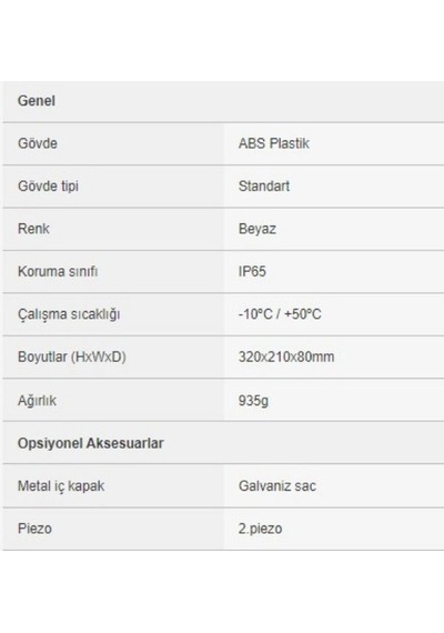 Eds As240k Yürüyen Led Göstergeli Harici Siren