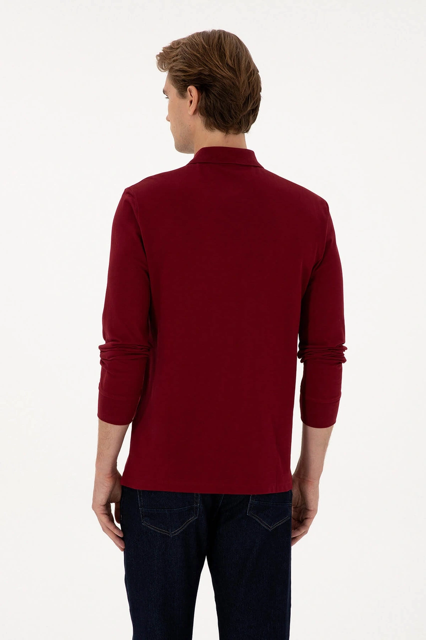 U.s. Polo Assn. Gtp01sk025 Bordo Erkek Sweatshirt 2225784 Bordo