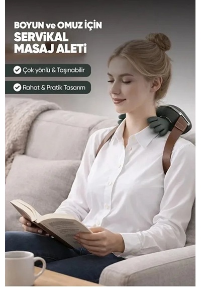 Magicool Parmakla Yoğuran El Hissi Sunan Isıtmalı Masaj Aleti Taşınabilir,şarjlı Boyun,sırt,omuz,bacak Çok Renkli