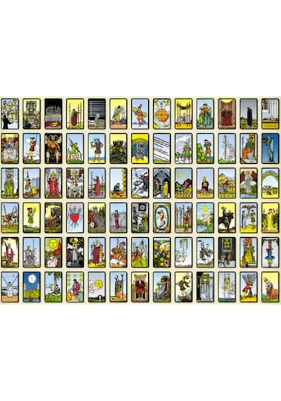 Tarot Kartı 78 Kart ve Kitap Tarot Falı Ahşap Kutu