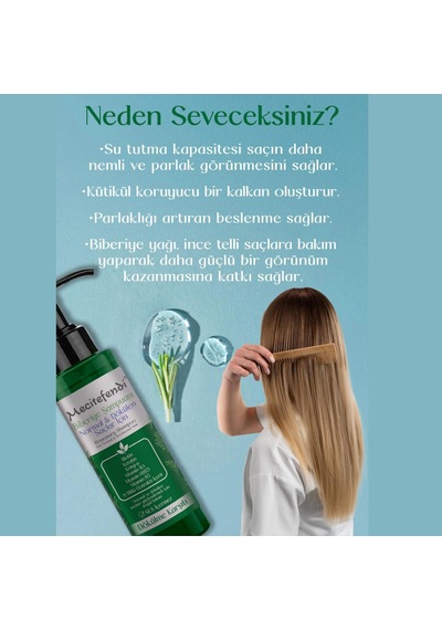 Mecitefendi Biberiye Şampuanı 150 Ml Biotin, Keratin Ve Kolajen İçerikli
