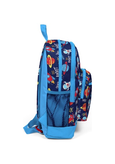 Coral High Kids Desenli Dört Bölmeli Usb Şarjlı Kulaklık Çıkışlı Sırt Çantası 23280