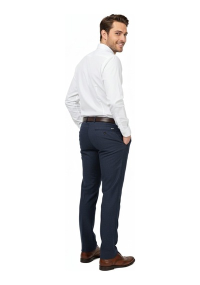 Kamer Erkek Regular Fit Klasik Pilesiz Kanvas Pantolon P1168 Bgl-st04796 Lacivert
