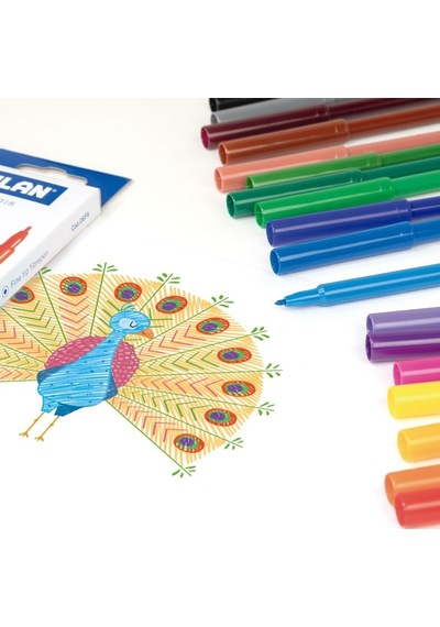 Mılan 06f12 Fıne Tip Keçeli Kalem - 12 Li