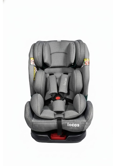 Locos 0-36 Kg 360 Derece Dönebilen İsofixli Çocuk Oto Koltuğu Gri