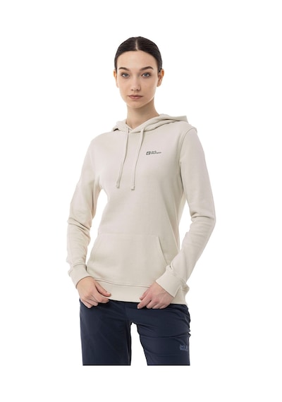 Jack Wolfskin Jack Wolfskın Kadın Sweatshırt Alice Hoody Krem Kapüşonlu Krem Krem