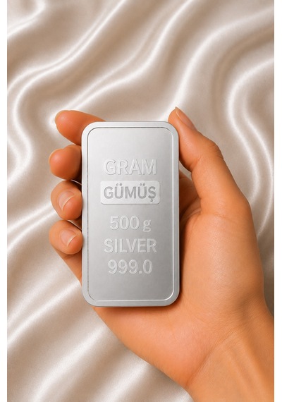 500 Gram Külçe Gümüş Yatırımlık Gümüş
