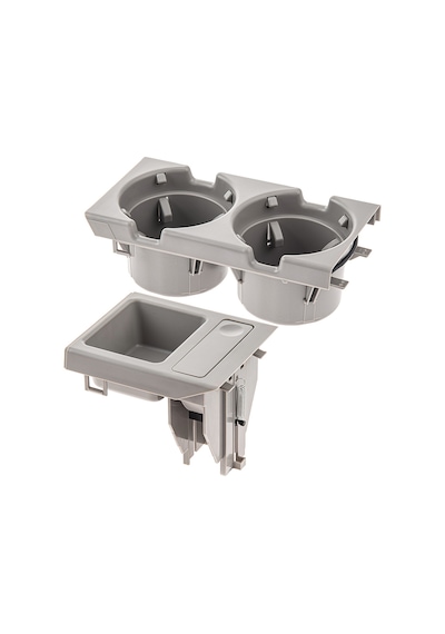 BARDAKLI VE MADENİ PARA KUTUSU (SET-GRİ) BMW E46 9804