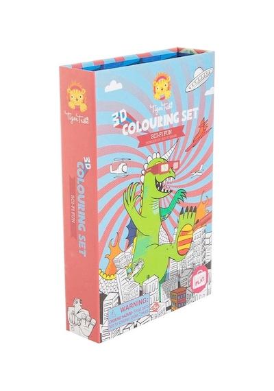 Tiger Tribe 3D Boyama Seti - Sci Fi Fun