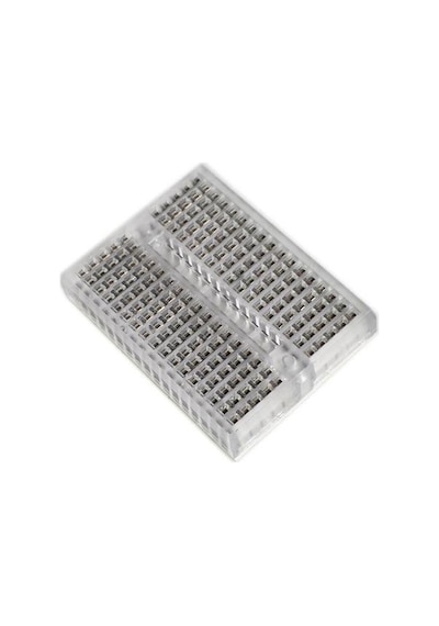 Koodmax - 10 Adet - Mini Yapışkanlı Breadboard - 170 Pin - 4.5 3.5cm - Şeffaf