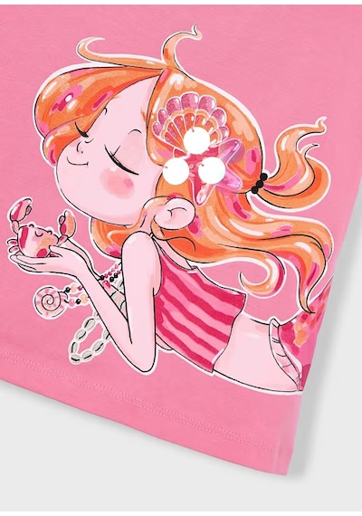 Mayoral Kız Çocuk Elbise 3943 Pembe