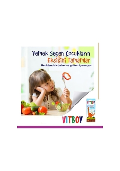 Vitboy Multivitamin ve Mineral İçeren Takviye Edici Gıda 150 ML