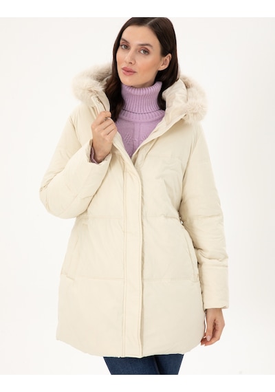 Pierre Cardin Kadın Ekru Kaban 50296073-vr019 Ekru