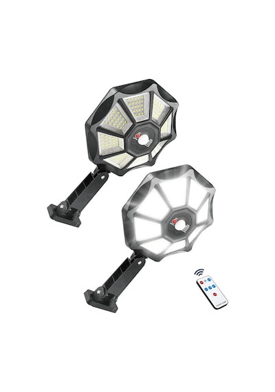 Powermaster Zb-168a Kumandalı Sensörlü Beyaz Solar Aydınlatma
