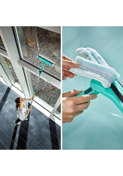 Leifheit Click System Mikrofiber Bezli Cam Ve Pencere Temizleme Aparatı 32 Cm Renkli