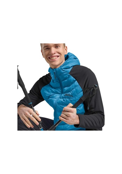 Jack Wolfskın Jack Wolfskin Routeburn Pro Hybrid Erkek Mavi Outdoor Ceketi 8026