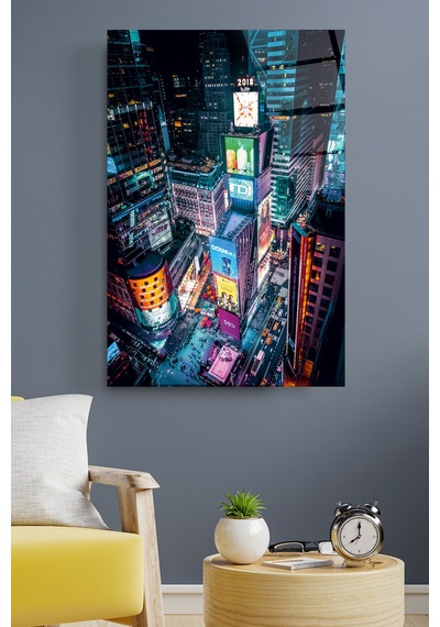 Times Square Cam Tablo, Dekoratif Cam Tablo