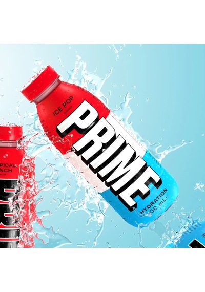 Prime Hydration Ice Pop 500 Ml Kiraz Misket Limonu Ve Ahududu Aromalı Sporcu İçeceği