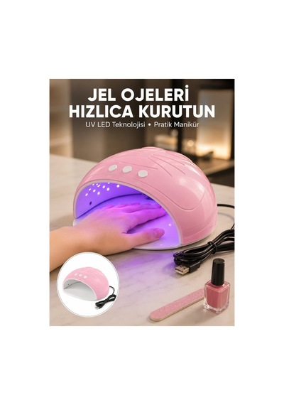 Ultraviyole Led Oje Kurutma Makinesi Usb Kablolu Yeni Nesil - Hs08371501-7397