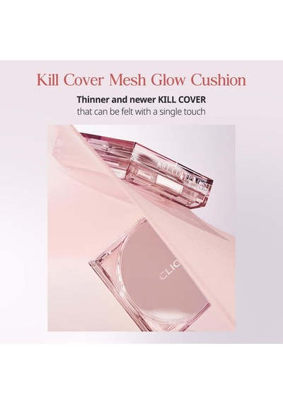 Clıo Yoğun Nem Ve Işıltı Veren Cushion Clıo Kill Cover Mesh Glow Cushion+refill Spf50+pa++++ 3 Linen Çok Renkli