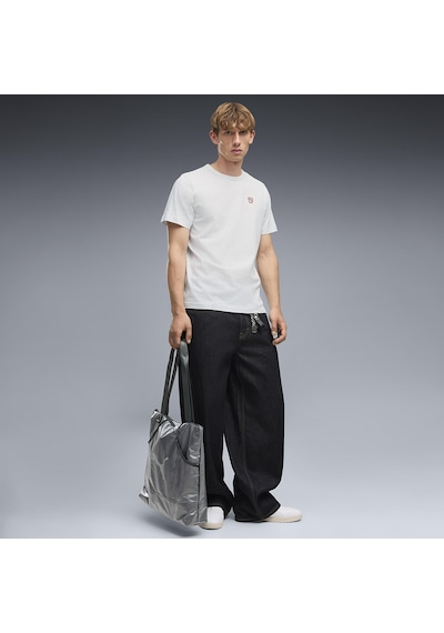 Puma Essentials Elevated Erkek Beyaz Günlük Stil T-shirt 69205461