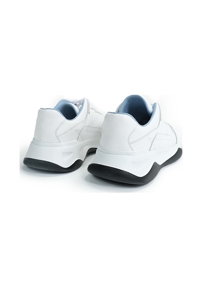 Max Up Whıte Beyaz Sneaker Erkek Deri Ayakkabı 001